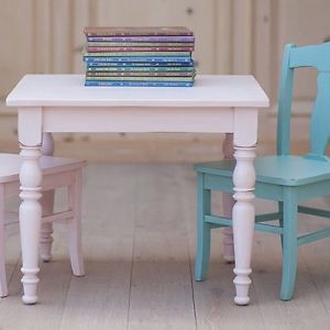 Cottage Style Williams Child Kids Table Chair Set Solid Wood 30 Paints Stains