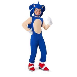 Sonic The Hedgehog Halloween Costume Child Boys Girls Size Small 4 6 New