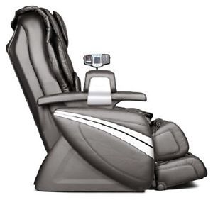 New Cozzia EC 366 Black Leather Full Body Zero Gravity Massage Chair Recliner