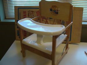 Vintage Nu Line Folding Nursery Chair with Tray and Original Box Potty  Chair on PopScreen