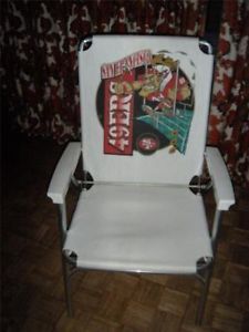 Football San Francisco 49ers Sammy Folding Chair Aluminum Frame Cloth