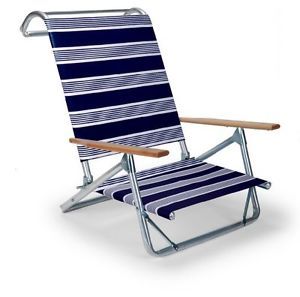 New Telescope Casual Original Mini Sun Chaise Folding Beach Arm Chair Night