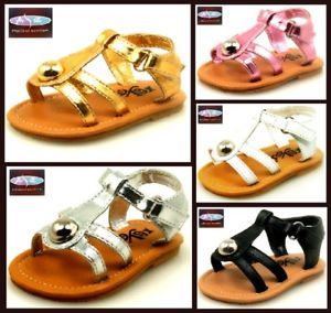 Infant Toddler Girls Xeyes Sandals 440 Size 5 6 7 8