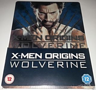 New x Men Origins Wolverine Blu Ray DVD Steelbook RARE Play com Exclusive