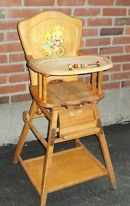 1950's wooden high chair