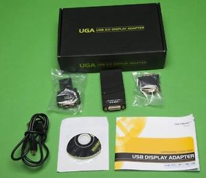 USB UGA to VGA DVI HDMI Multi Display Monitor Graphic Adapter Converter 1080p