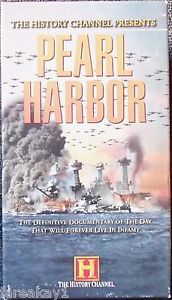  The History Channel Presents   Pearl Harbor VHS, 2001, 3 Tape Set