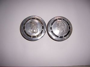 Antique DB Dodge Brothers 2 Grease Caps Dust Covers Wheel Center Caps Hub Caps