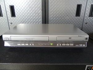 Mint Panasonic PV D4745S PV D4745 Dual Double DVD VHS VCR Recorder Year Warranty