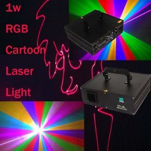 Support SD Card 1W RGB DMX Laser Light DJ Stage Party Lighting Equipment