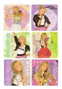 12 Hannah Montana Miley Cyrus Stickers Kids Party Goody Loot Bag Favor Supply
