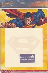 8 Superman Printable Invitations Vtg Super Hero Birthday Party Supplies