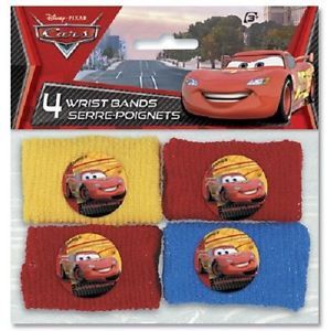 Disney Cars 2 4 Mini Wrist Bands Birthday Party Supplies Party Favors