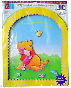 Winnie The Pooh Foam 3D Centerpiece Party Supplies Baby Shower Decoration