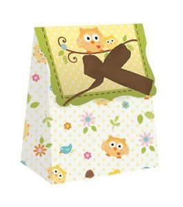 Happi Tree Owl Baby Shower Boy Girl Party Supplies Favor Gift Treat Bags 12 Pack
