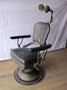 1916 Ritter Chair F293 Dental Medical Barber Tattoo Antique Restoration Project