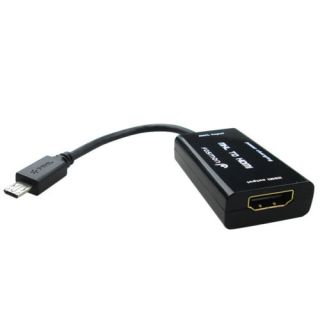 Micro USB to HDMI MHL Adapter Converter for Samsung Galaxy s III S3 6ft Cord