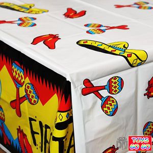 Cartoon Pepper Maracas Table Cloth Kid Party Favor Supply Decoration TAC003