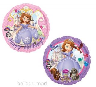 Disney Princess Sofia The First Mylar Balloons Birthday Party Supplies Set of 2