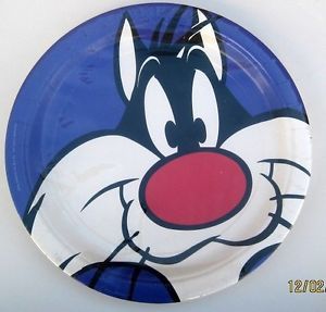 Looney Tunes Sylvester Party Plates Lunch x8 Supplies Birthday Cat Decoration NW