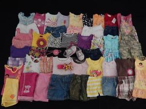 50 PC Baby Girl 18 Months Spring Summer Clothes Lot Valentine's Day