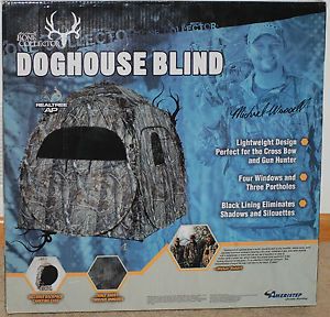New Ameristep Bone Collector Doghouse Deer Turkey Hunting Blind Realtree AP Camo