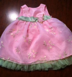 George Pretty Pink Baby Girl 3 6 Month Dress Spring Summer Easter