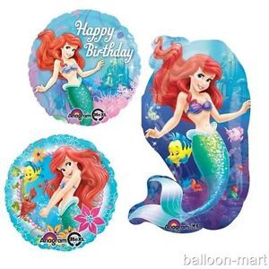 Ariel The Little Disney Mermaid Movie Princess Birthday Party Kit Supplies New