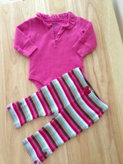 Baby Girls Set Pants Top Outfit Size 3 6 Month