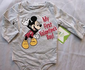 Infant Baby Boys Clothing Newborn Disney Mickey Mouse Holiday Bodysuit Shirt