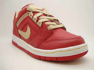 310470 621 Boys Youth Nike Air Force II Varsity Liner White Maize China Red