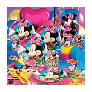 Minnie Mouse Clubhouse Birthday Party Supply Cup Plates Napkin Table Cover More