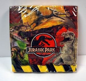 Lot of 160 Jurassic Park Dinosaur Party Supplies Lunch Napkins