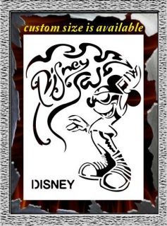 Mickey Airbrush Stencil Template Paint Wall Party Custom Size Artwork 013042Y L