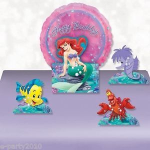 Little Mermaid Ariel Balloon Centerpiece Set Birthda Party Supplies Princess