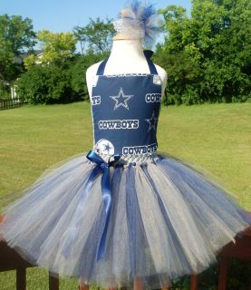 Dallas Cowboys Tutu Dress Baby Toddler Football NFL Girl