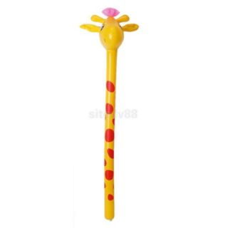 10x Giraffe Stick Inflatable Swim Pool Beach Blow Up Toy Kids Party Prop 122cm
