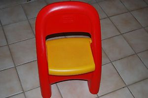 Vtg Little Tikes Child Size Chunky Adjustable Chair for Table Kitchen Desk