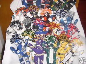 Dammit Doll Various Sports Fabrics Steelers Packers