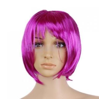 New Short Punk Bob Full Wig Costume Cosplay Party Favor