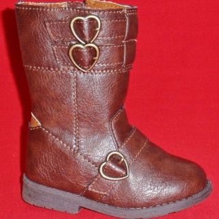New Girl's Toddler's Carter's Everton Brown Fashion Casual Zipper Dress Boots