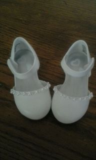 Girls Toddler White Dress Shoes Size 5