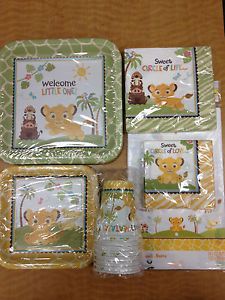 Lion King Baby Shower Party Set