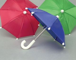 Doll House Mini Umbrella for American Girl Doll Blue New