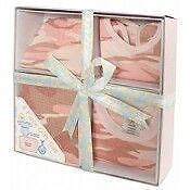 4 PC Baby Infant Pink Camo Gift Set Baby Shower Gift Camouflage 6995 3 6 Months