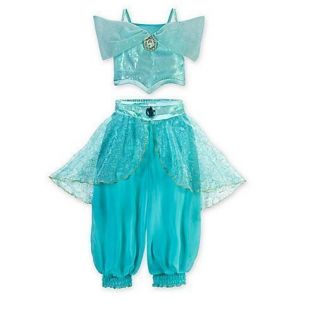  Deluxe Aladdin Princess Jasmine Costume Toddler 2 3 Dress Gift New