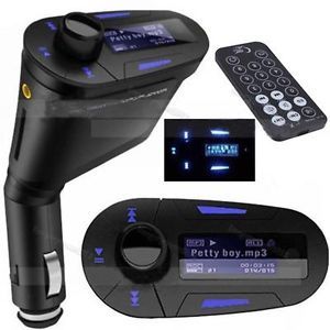 Car Kit  Player Wireless FM Transmitter Modulator USB SD MMC LCD Remote