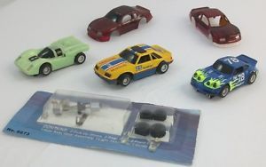 Tyco HP7 Lighted Slot Car Lot Mustang Porsche Glow in Dark Car Tune Up Kit
