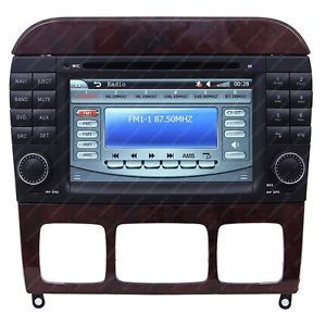99 06 Mercedes Benz s Class W220 Car GPS Navigation Radio ATSC TV iPod DVD Unit