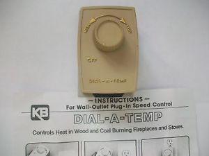 Dial A Temp Wood Coal Pellet Stove Blower Control Fan Switch Fan Speed Adjuster